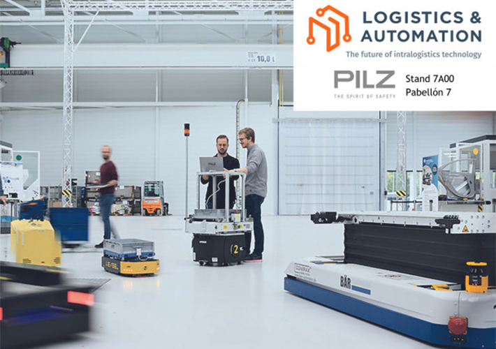 Foto Pilz exhibirá sus innovadoras soluciones para el futuro de la intralogística segura en Logistics & Automation 2023.